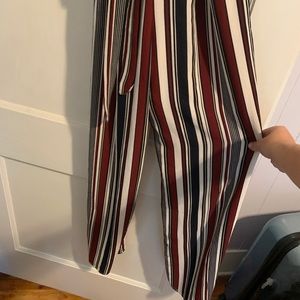 Stripped Monteau jumpsuit